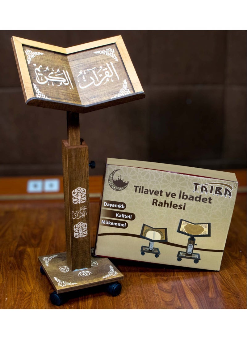 High quality durable wood quran holder .  Large SIZE model MDF