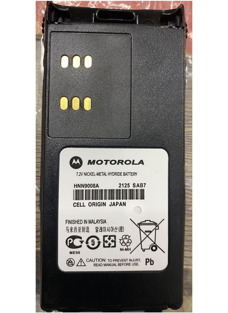 HNN9008A Battery for Motorola GP 7.2V NICKEL-METAL HYDRIDE BATTERY.