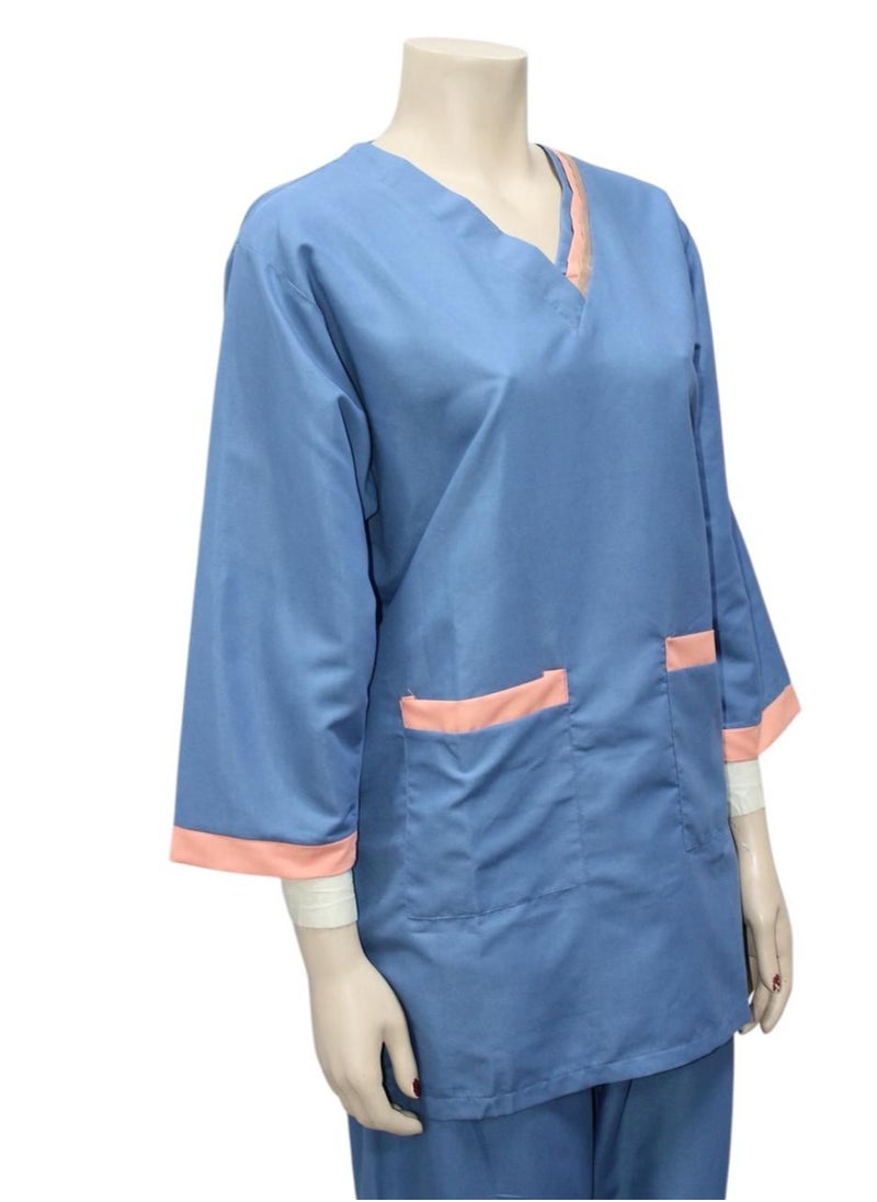 Housemaid Uniform Maid Nanny Scrub Suit 2 piece set