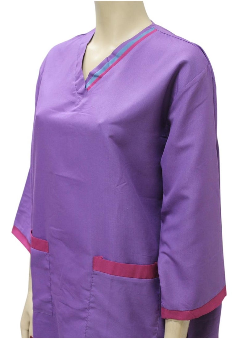 Housemaid Uniform Maid Nanny Scrub Suit 4 piece set