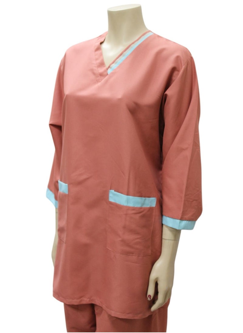 Housemaid Uniform Maid Nanny Scrub Suit 4 piece set