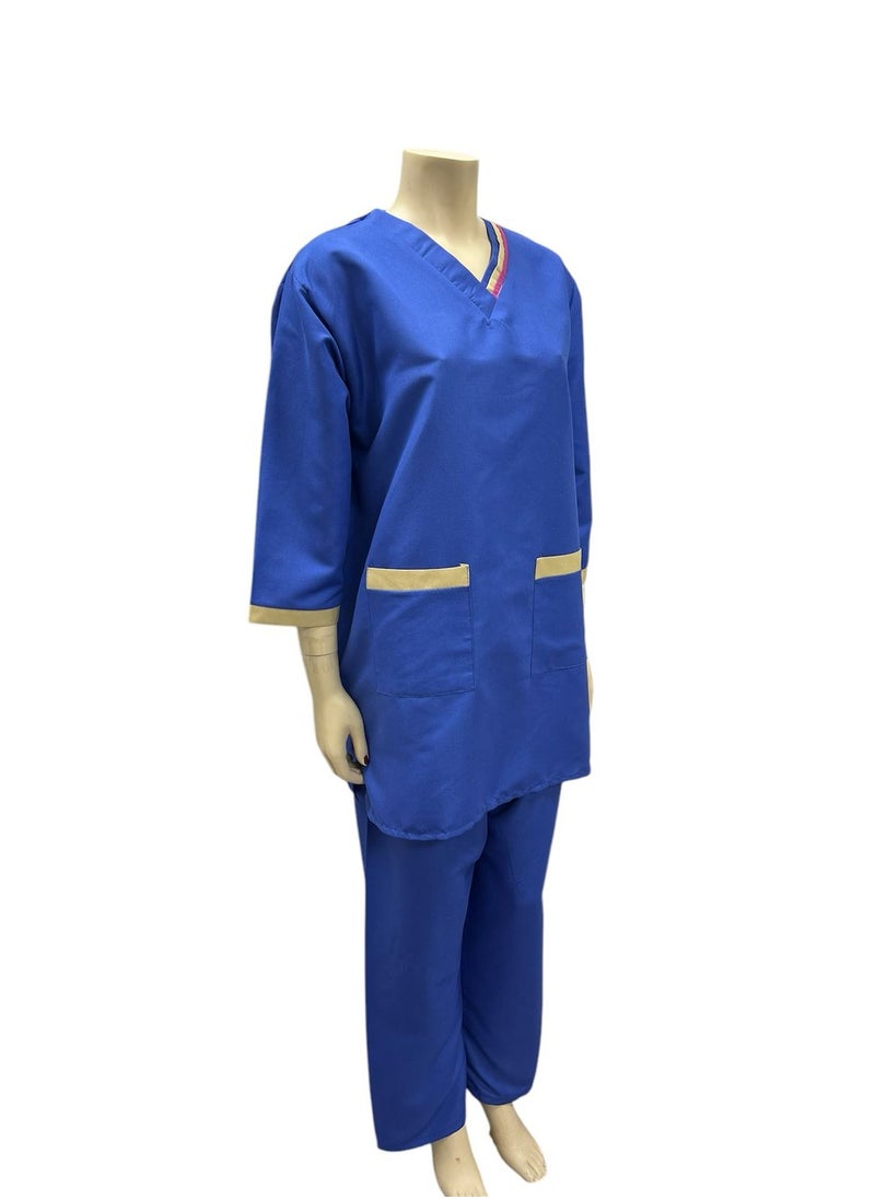 Housemaid Uniform Maid Nanny Scrub Suit 4 piece set