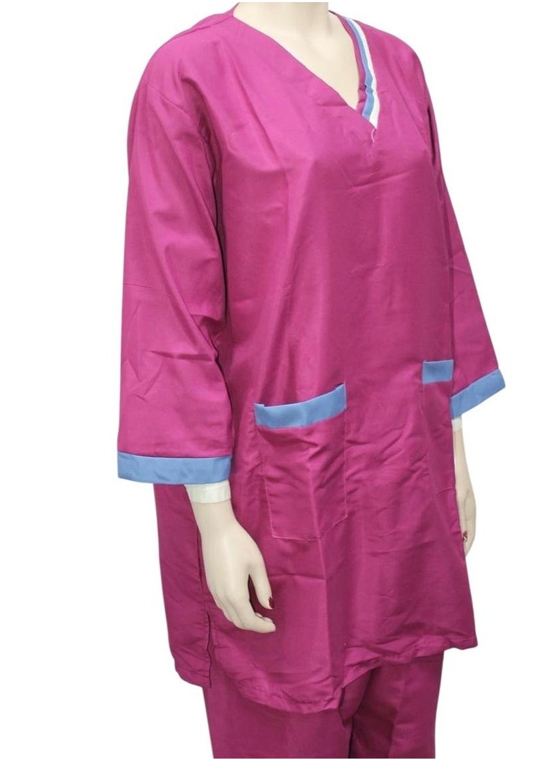 Housemaid Uniform Maid Nanny Scrub Suit 3 piece set