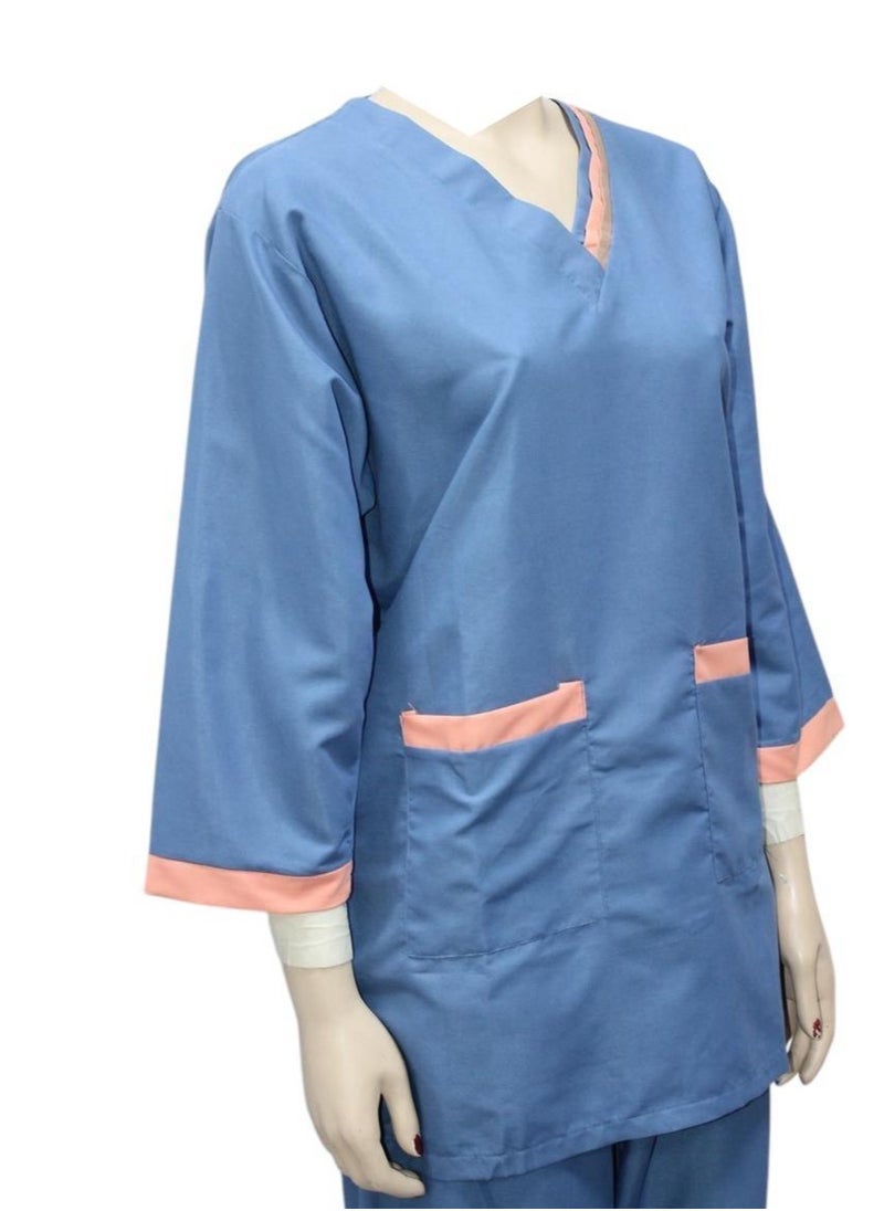 Housemaid Uniform Maid Nanny Scrub Suit 4 piece set