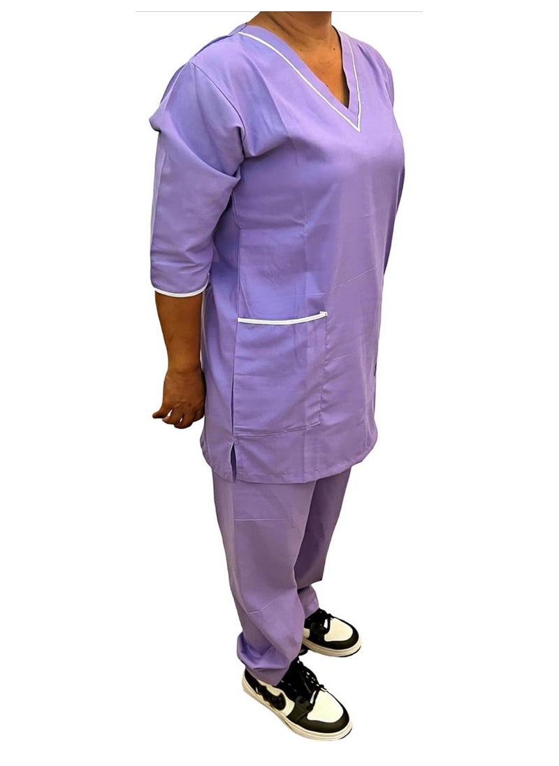 3 Pieces Uniform Cleaning Suit for Domestic Workers