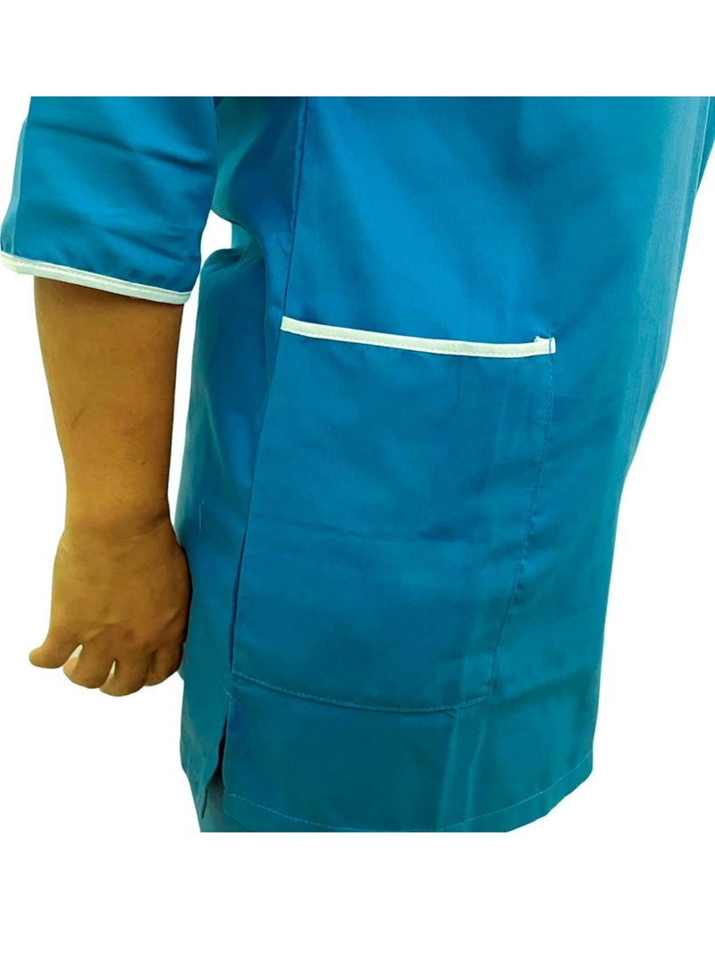 3 Pieces Uniform Cleaning Suit for Domestic Workers