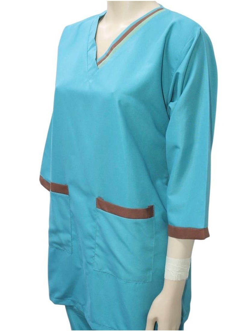 Housemaid Uniform Maid Nanny Scrub Suit 4 piece set