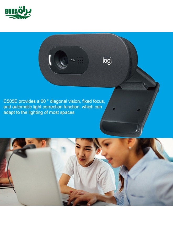 Logitech C505e USB 720P Web Camera with Microphone