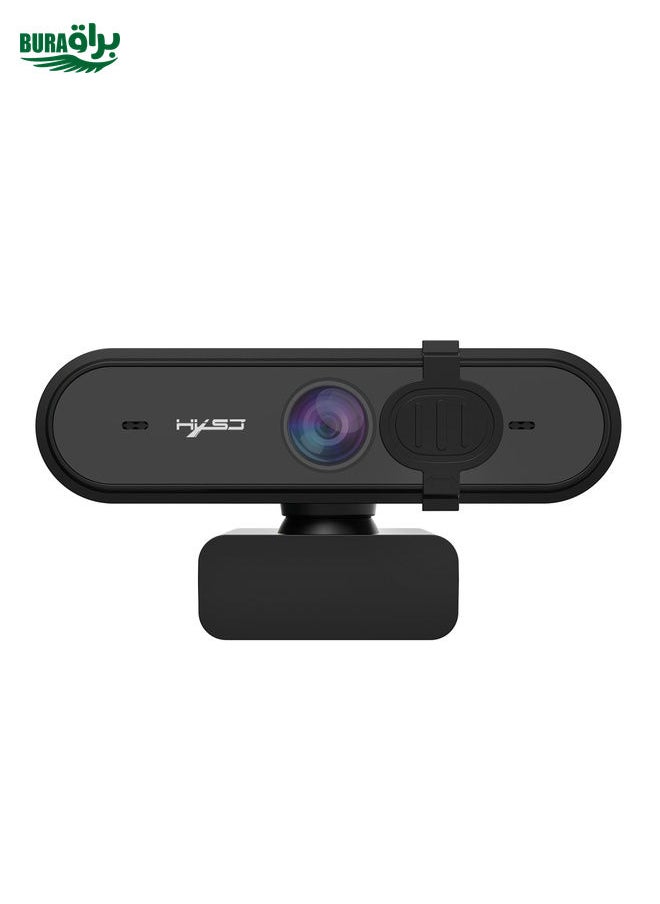 HXSJ S6 HD 1080P 95 Degree Wide-angle High-definition Computer Camera with Microphone(Black)