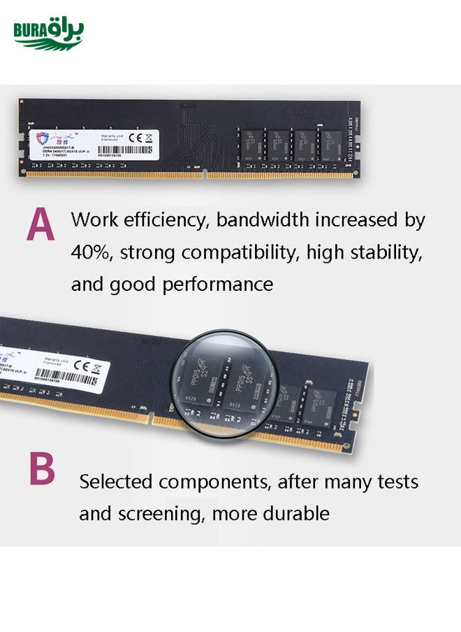 JingHai DDR4 4G Low Pressure Version 1.2V Desktop RAM(2666MHz)
