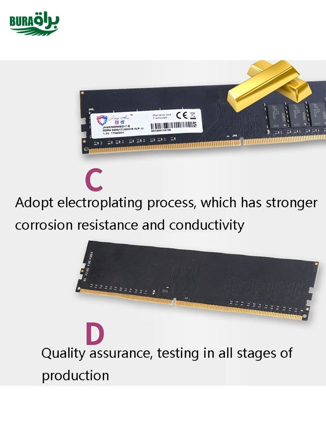 JingHai DDR4 4G Low Pressure Version 1.2V Desktop RAM(2666MHz)