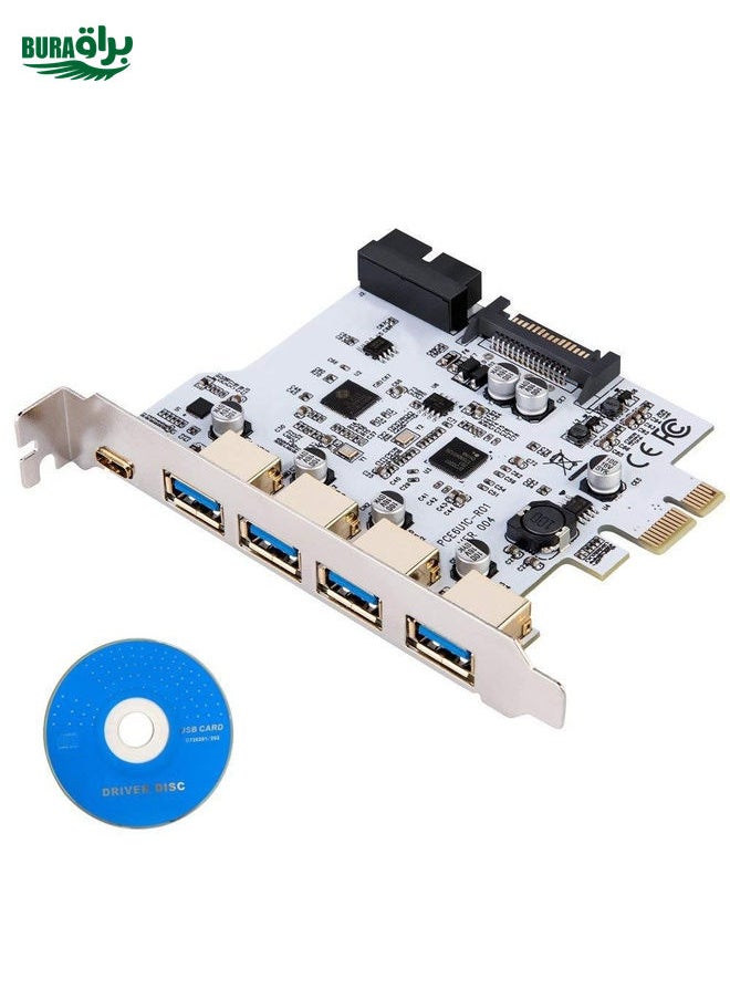 USB3.0 Type-C / USB-C Front Riser Card Dual Core Desktop Computer Motherboard (White)