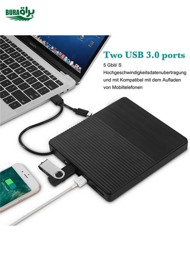 Type-C Portable External CD Burner Optical Drive