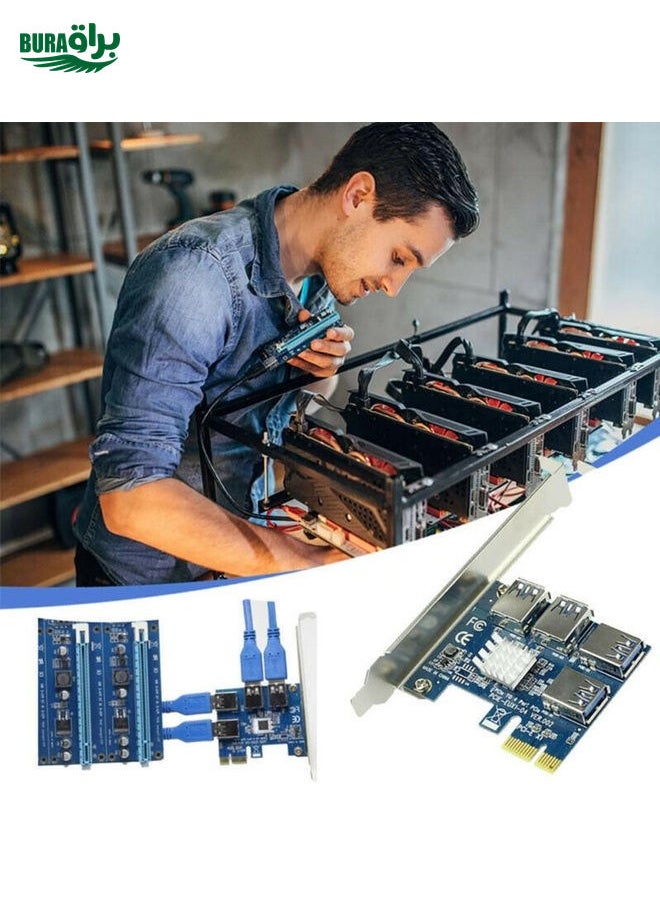 PCI-e 4 Ports USB 3.0 Expansion Card
