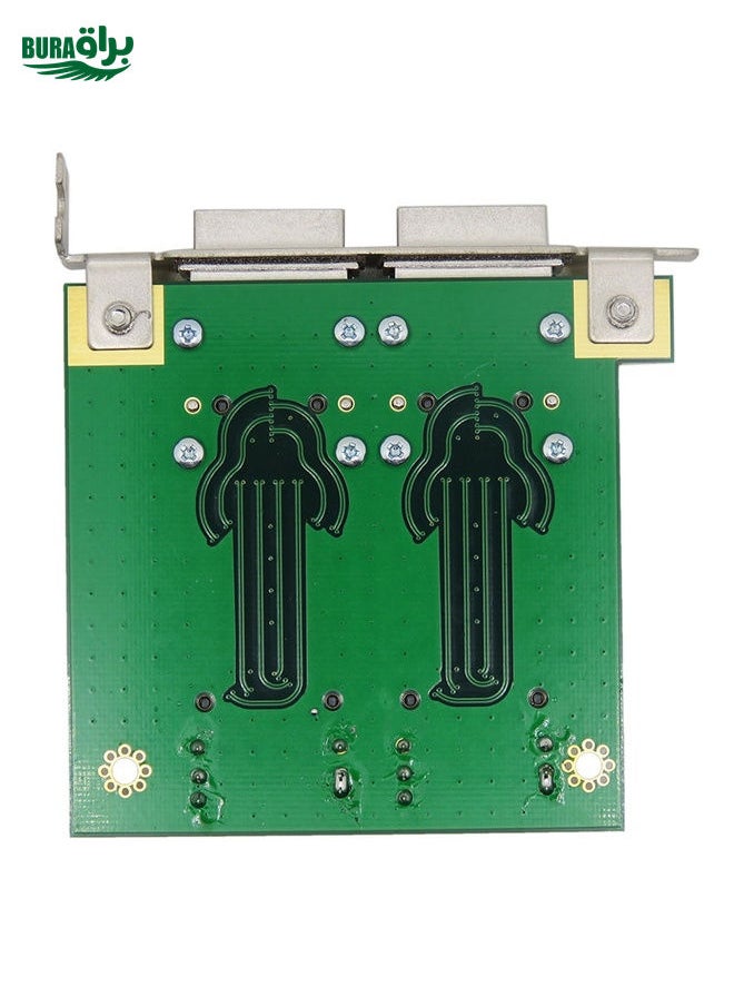 Dual Ports Mini SAS Internal SFF-8087 to External HD SFF-8088 Front Panel PCI SAS Card