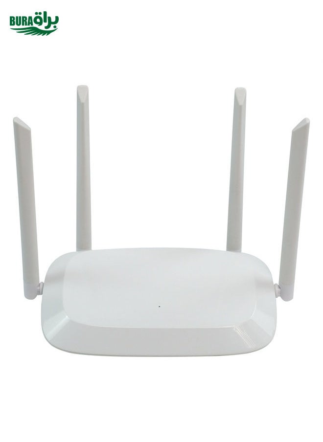 1200M High Speed Dual Band 5G Gigabit WiFi Wireless Router, Plug Type:EU Plug