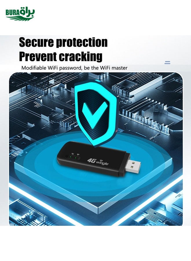 Eurasian Version U8-EU 4G WiFi Dongle USB Plug-In Router Mobile Hotspot