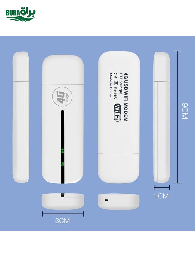 Eurasian Version U8-EU 4G WiFi Dongle USB Plug-In Router Mobile Hotspot