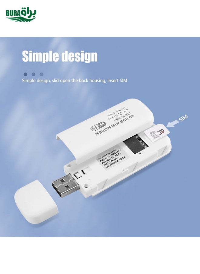 Eurasian Version U8-EU 4G WiFi Dongle USB Plug-In Router Mobile Hotspot