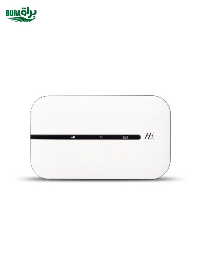 E5576S 4G LTE Router No Lock Card WiFi Support Malay MOD Mobile Router For Europe Asia Africa(White)
