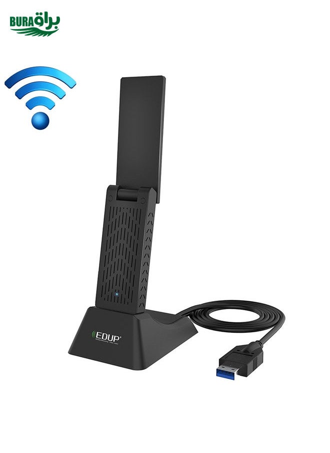 EDUP EP-AC1675 AC1900Mbps 2.4GHz & 5.8GHz Dual Band USB3.0 WiFi Adapter External Network Card