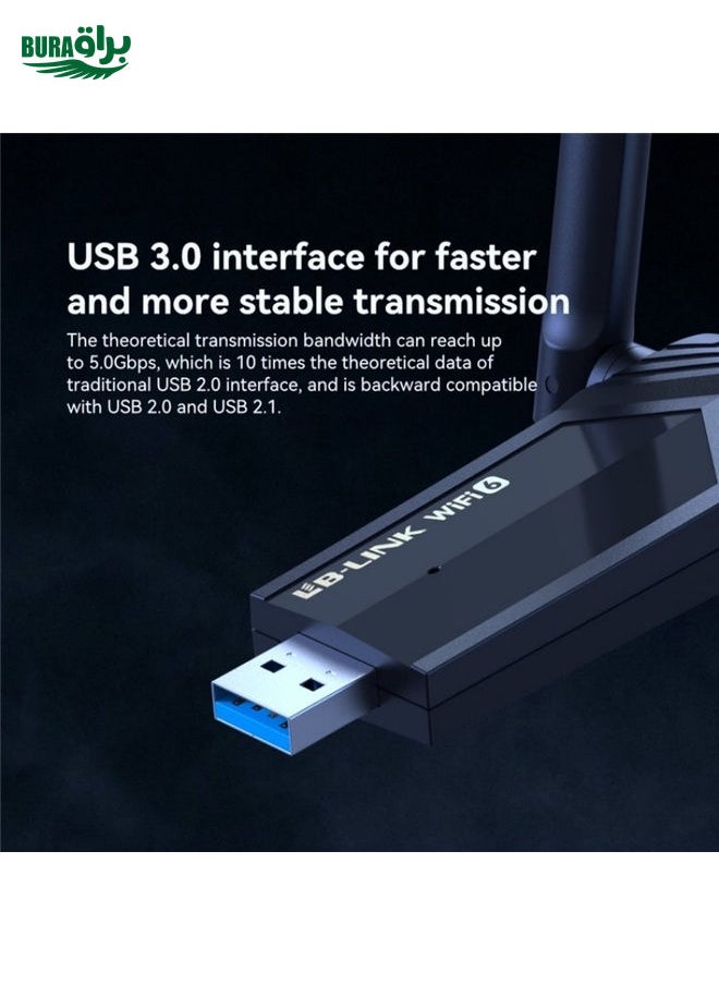 LB-LINK WDN1800H Esports Gaming USB 3.0 WiFi6 AX1800M Gigabit Wireless Network Card