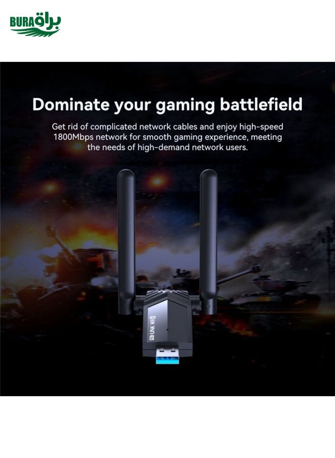 LB-LINK WDN1800H Esports Gaming USB 3.0 WiFi6 AX1800M Gigabit Wireless Network Card
