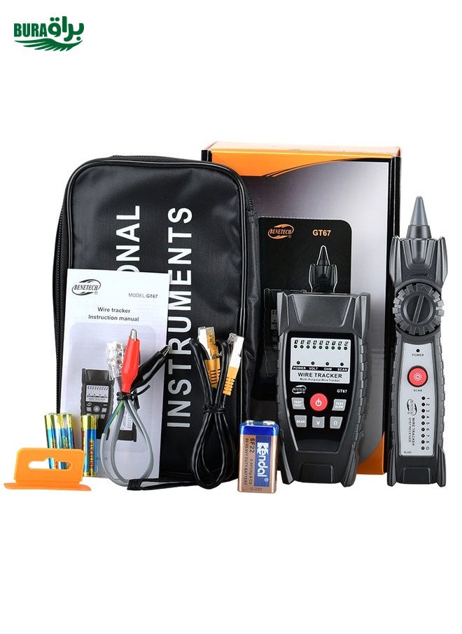 BENETECH GT67 RJ11 / RJ45 Multifunctional Cable Tester Line Finder Net Cable Detector