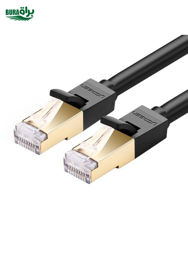 CAT7 Gold Plated Dual Shielded Full Copper LAN Network Cable, Length: 15m