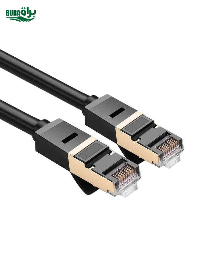 CAT7 Gold Plated Dual Shielded Full Copper LAN Network Cable, Length: 15m
