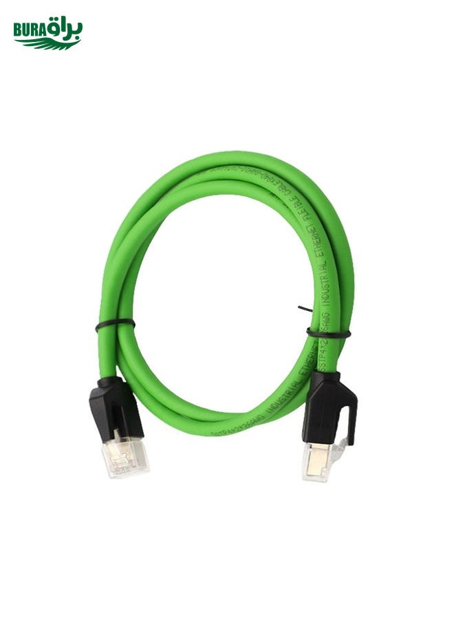 12m CAT6 Double Shielded Gigabit Industrial Cable Vibration-Resistant And Highly Flexible Drag Chain Cable