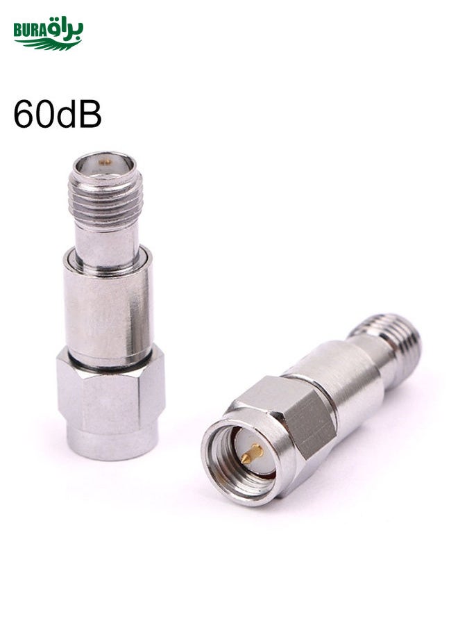 60dBi SMA Attenuator DC-6GHz SMA Coaxial Fixed Connectors