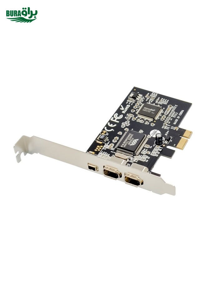 ST21 PCI-E X1 FireWire VT6308 1394A 2+1 Video Capture Card