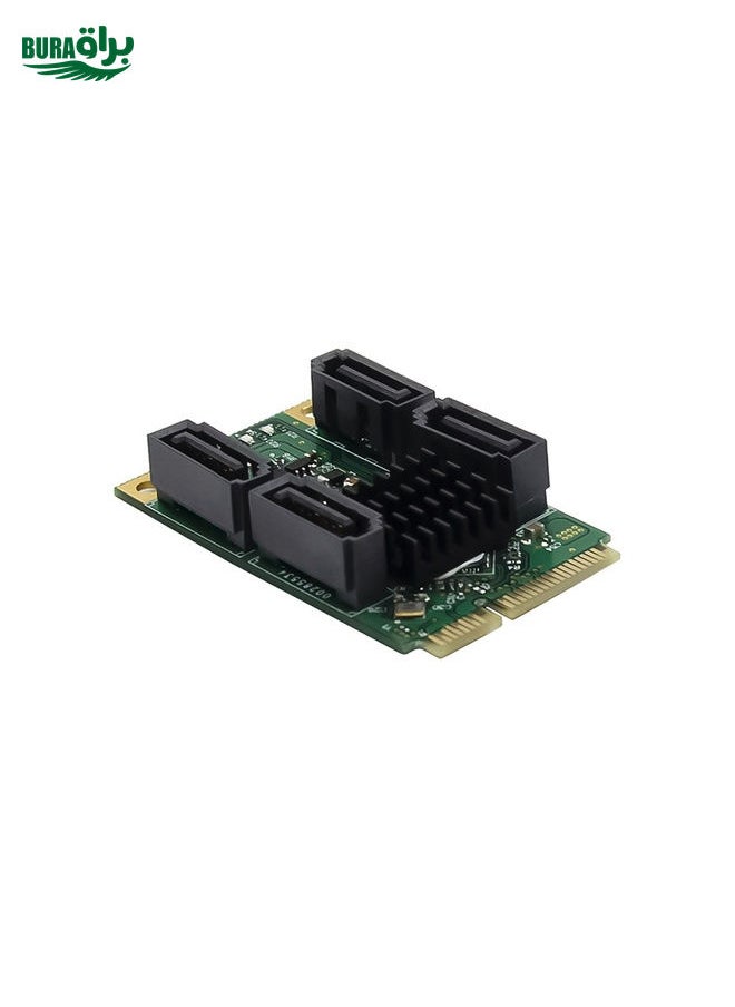 ST549 MINI PCI-E to 4 Ports SATA3.0 Expansion Card for Desktop