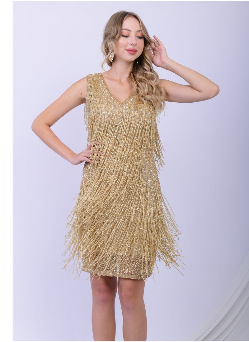 Glamour Fringe Dress