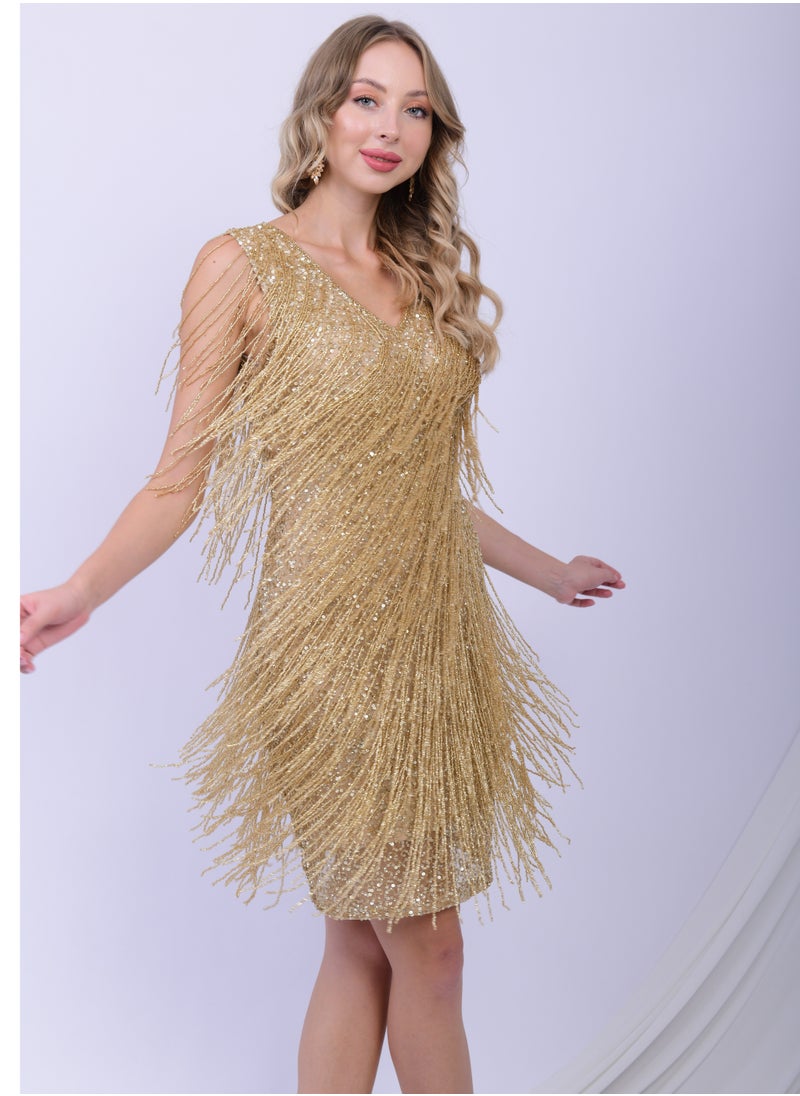 Glamour Fringe Dress