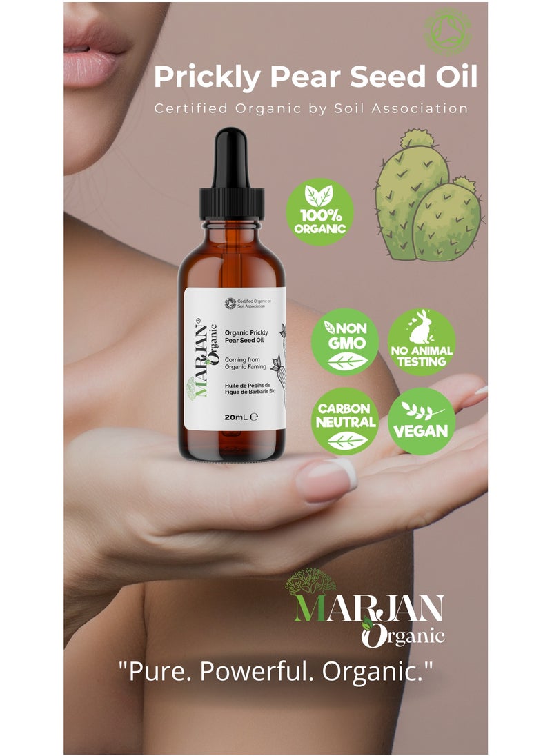 Premium Organic Prickly Pear Seed Oil 20 ml – Natural Glow & Skin Care