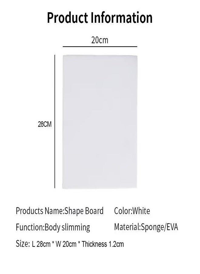 Lipo Foams Board Post Surgery BBL Lipo Foam Pads Abdominal Foam Sheet for Using with Post Liposuction Surgery Compression Garments Foam Boards for Lipo Recovery and Tummy Tuck