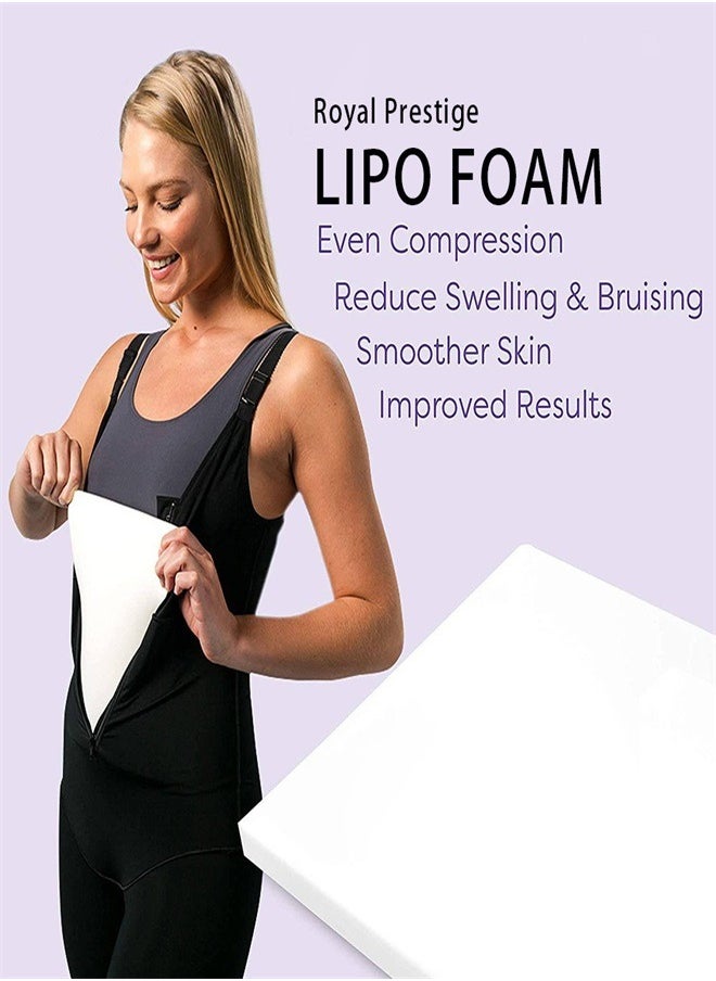 Lipo Foams Board Post Surgery BBL Lipo Foam Pads Abdominal Foam Sheet for Using with Post Liposuction Surgery Compression Garments Foam Boards for Lipo Recovery and Tummy Tuck