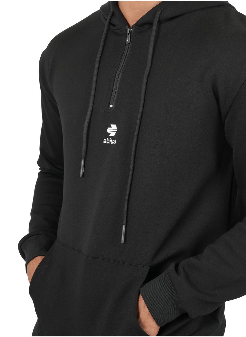 Men’s Cotton Sweatshirt Hoodie – Comfortable Pull-Over for Winter