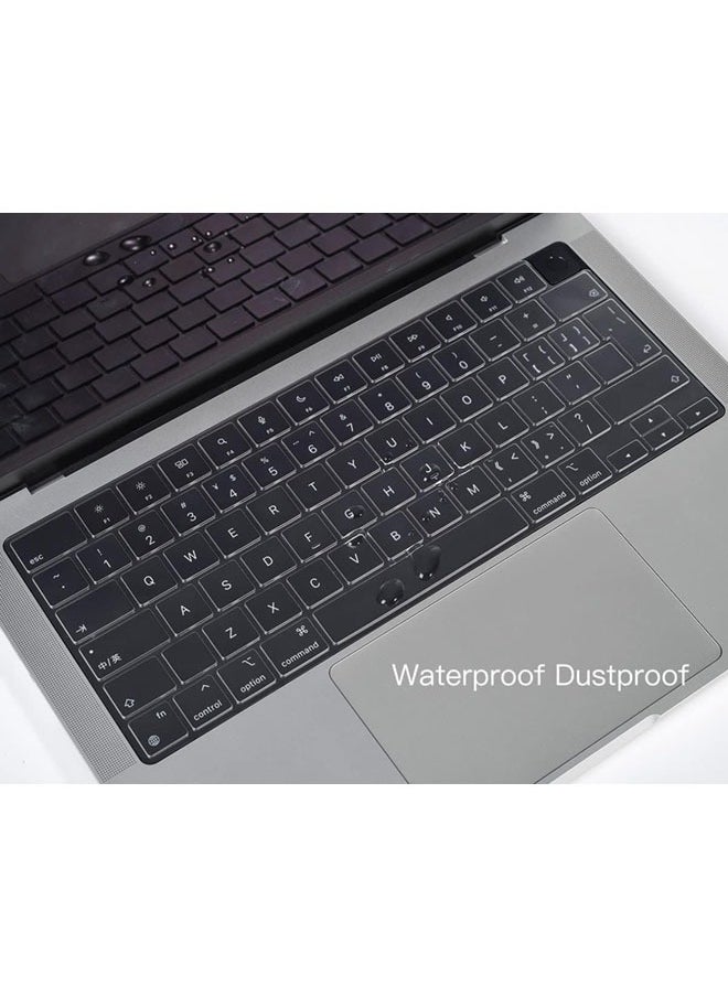 Case Compatible with MacBook Air 13 inch Case 2024 2023 2022 M3 A3113 M2 A2681 Plastic Hard Shell + TPU Keyboard Skin Cover for MacBook Air 13.6 inch Case, Crystal Clear