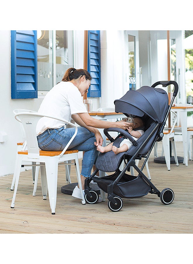 Travel Lite Stroller With Alameda Diaper Backpack - Large With Hooks Grey