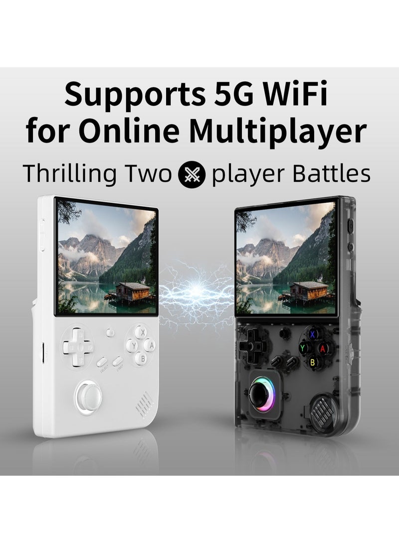 RG40XXV Handheld Game Console 4.0 Inch IPS TF Card With 10000+ Games 3200mAh 6+Hours Battery Support Wireless Network(64G Black)