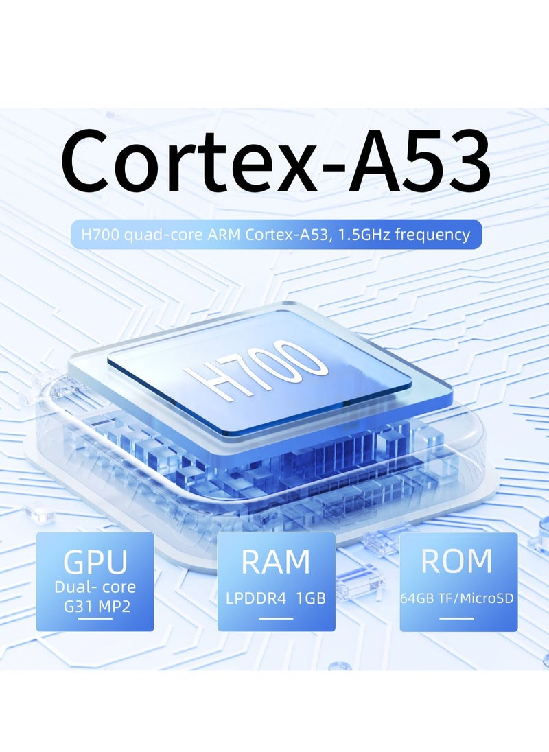 RG40XXV Handheld Game Console 4.0 Inch IPS TF Card With 10000+ Games 3200mAh 6+Hours Battery Support Wireless Network(64G Blue)