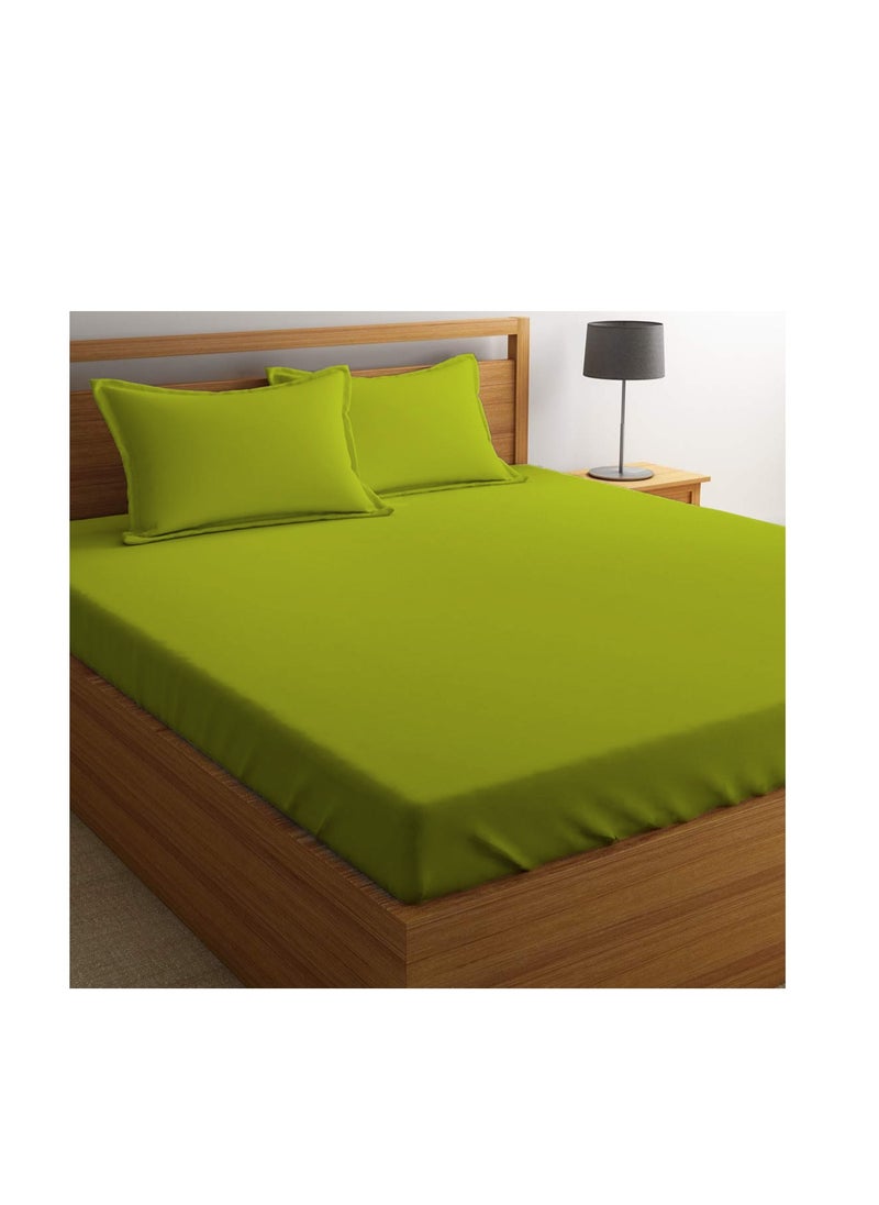 Context Queen Size Green Soft Wrinkle Free Microfiber Duvet Cover set Bedding  1 Pcs Duvet Cover 228X228cm with 2 Pillow Sham Covers 50X66cm