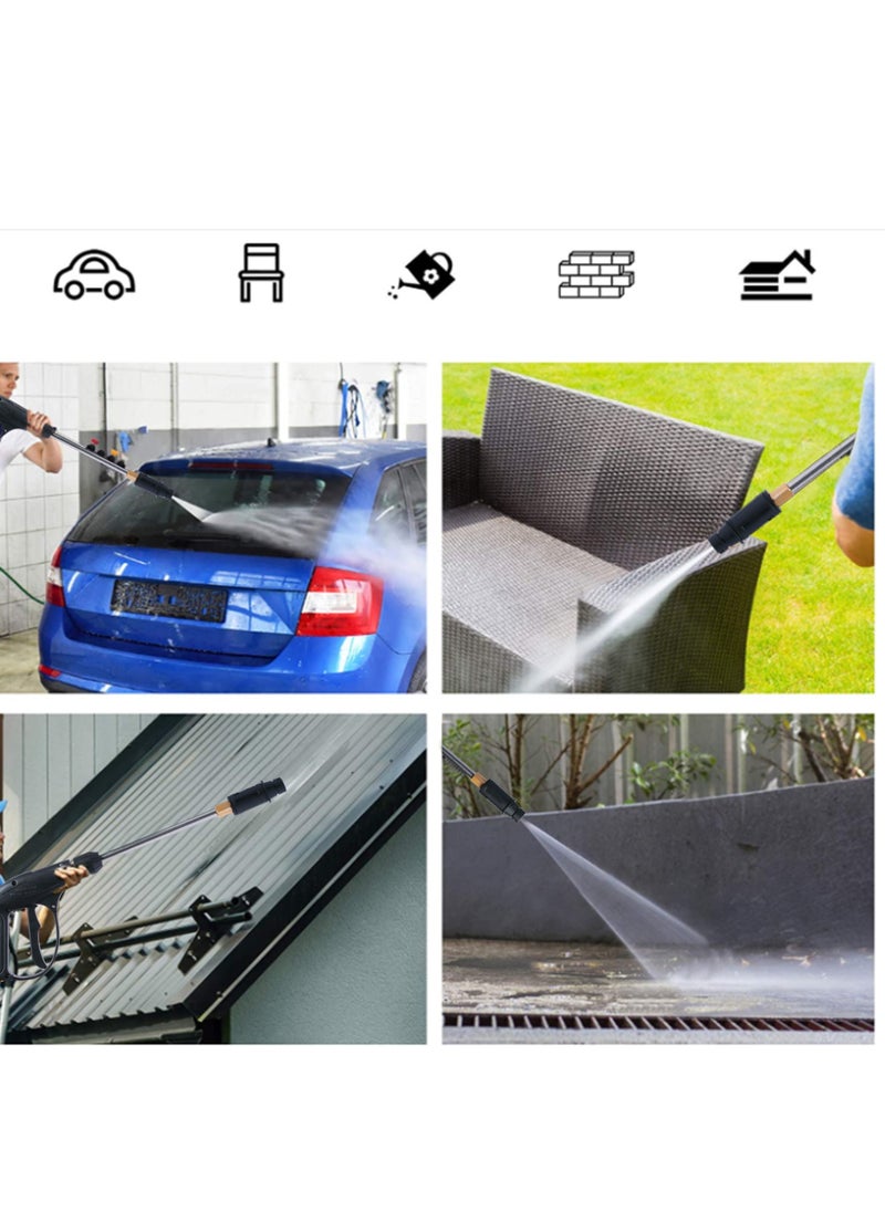 Lightweight & Powerful 2200W Pressure Washer, 3.96 GPM water consumption, 3190 PSI water pressure, Rotary nozzle, Dual sink system, High Bar Pressure for Washing Home, Garden, Motorbike, Car