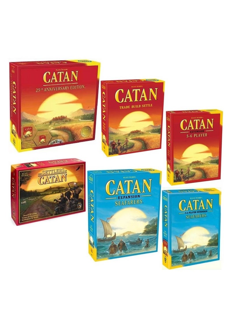 Catan basic game  3-4 Players, Catan English version, puzzle casual card board game