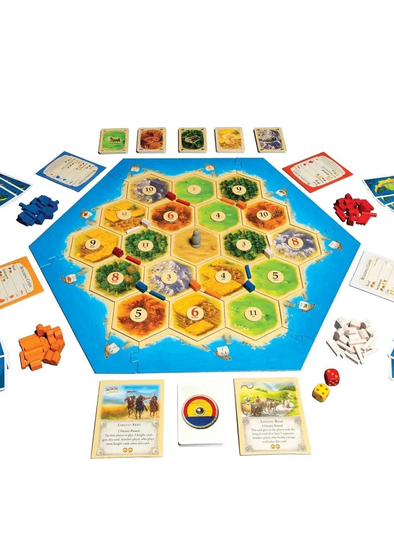 Catan basic game  3-4 Players, Catan English version, puzzle casual card board game