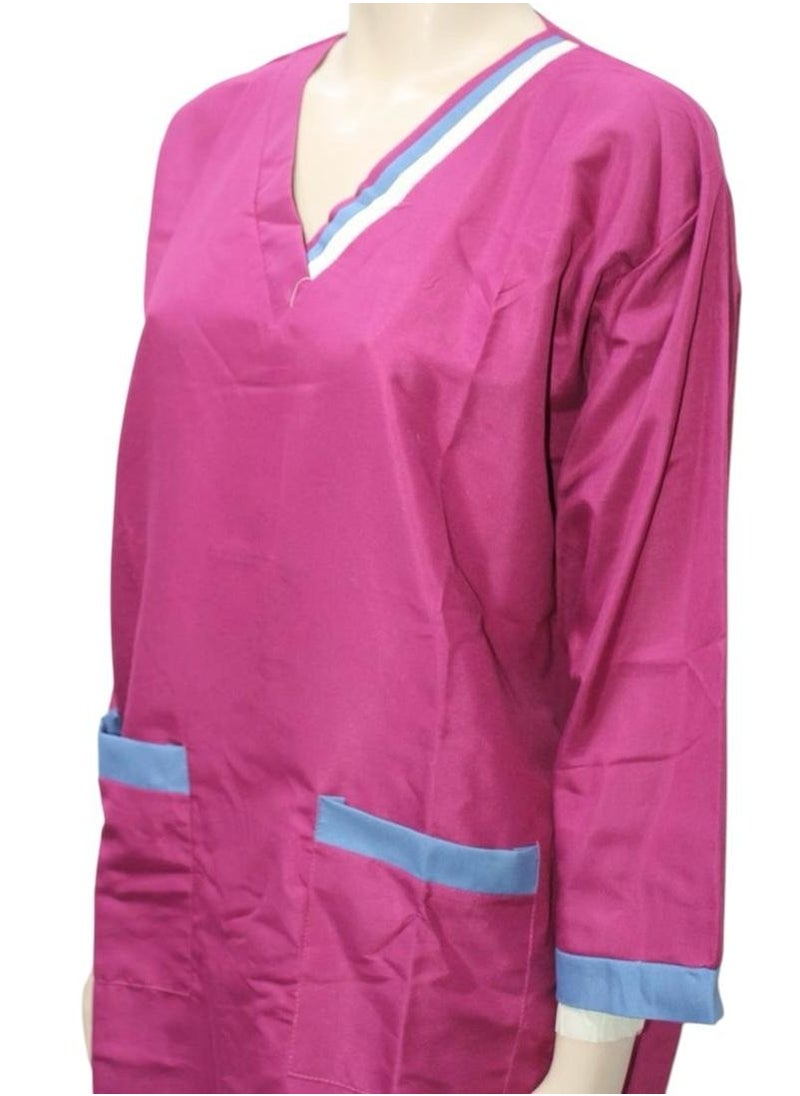 Housemaid Uniform Maid Nanny Scrub Suit 2 piece set