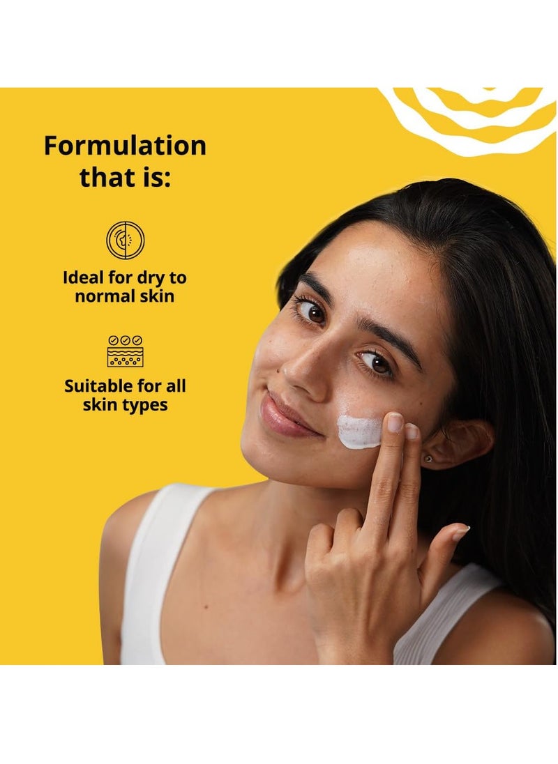 Rivela Dermascience By Cipla SPF 50, PA+++ Mineral Sunscreen Lotion With Tinosorb M, No White Cast, UVA/UVB Protection For Normal to Dry Skin, 50ml